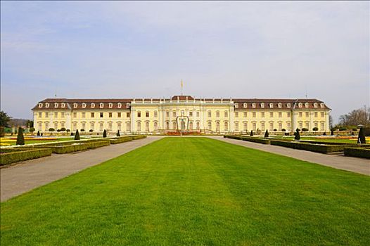 路德维希堡,宫殿,繁盛,巴洛克,巴登符腾堡,德国,欧洲