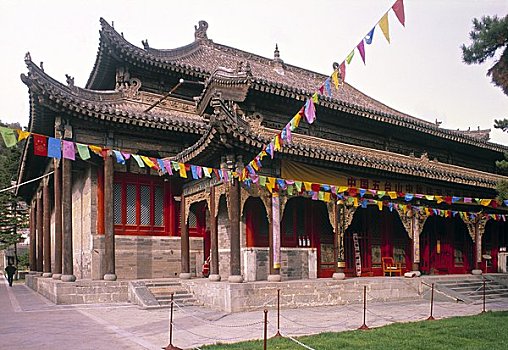 庙宇,城镇,山西,中国
