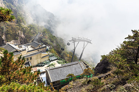 中国安徽黄山自然风光