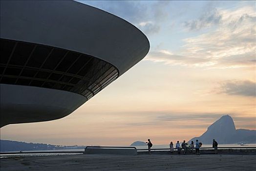 甜面包山,当代艺术,博物馆,设计,建筑师,奥斯卡-涅梅耶,里约热内卢,巴西,南美
