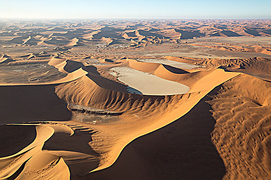 沙丘,干燥,纳米布沙漠,航拍,纳米比诺克陆夫国家公园,纳米比亚,非洲