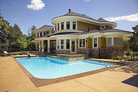 现代家居,游泳池