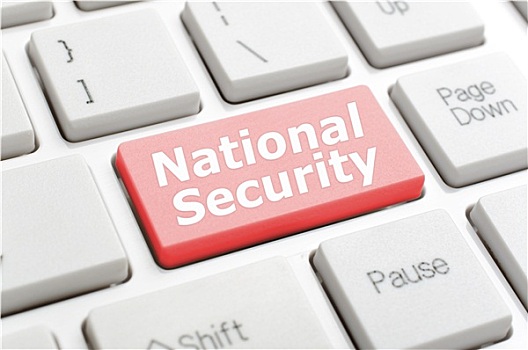 国家,安全,键盘