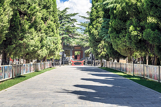 中国河南省灵宝市函谷关景区太初宫