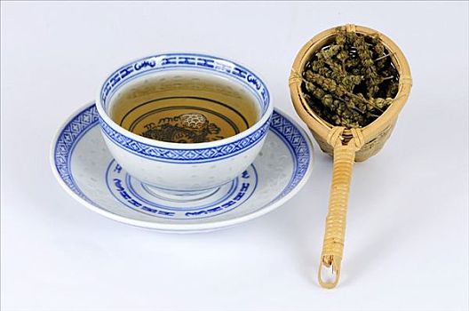 茶,日本,假荆芥,亚洲,碗