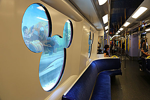 香港迪士尼列车