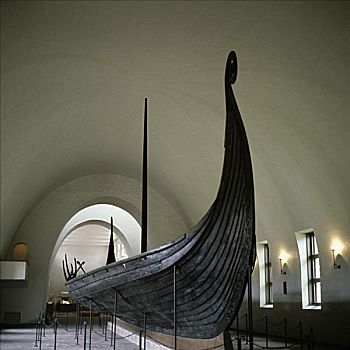 9世纪,维京,船,奥斯陆,挪威