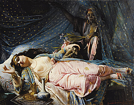 公主,1875年,艺术家