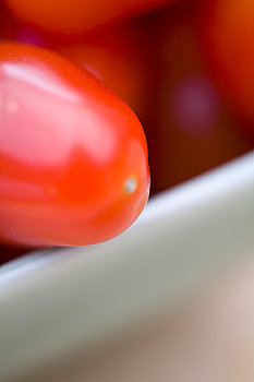 小,犁形番茄,碗