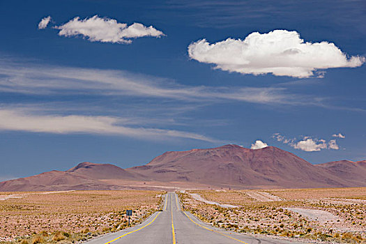 智利,阿塔卡马沙漠,公路