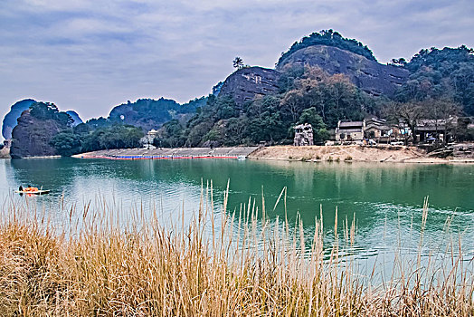 江西省鹰潭市龙虎山泸溪河流域自然景观