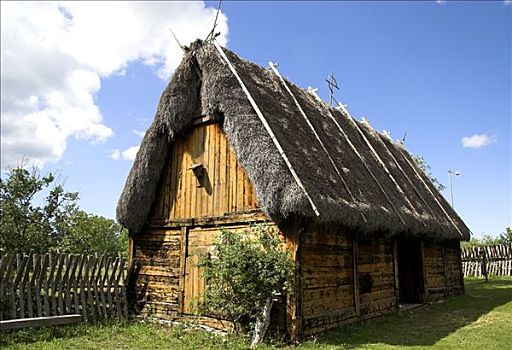 中世纪,农场,哥特兰岛,瑞典