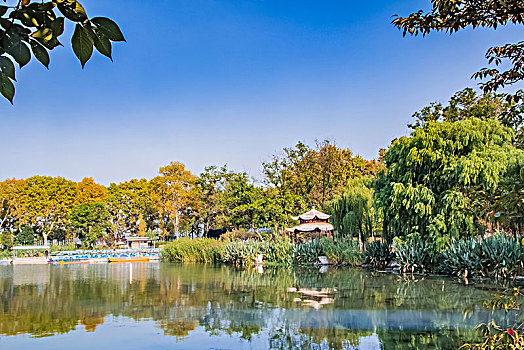 江苏省南京市玄武湖公园环境景观