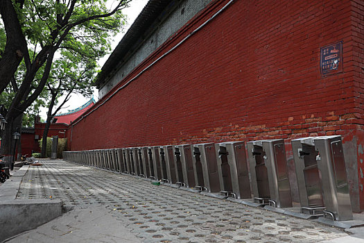 山西省太原市崇善寺古建筑风光