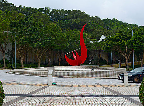 中国香港科技大学·火鸟雕塑
