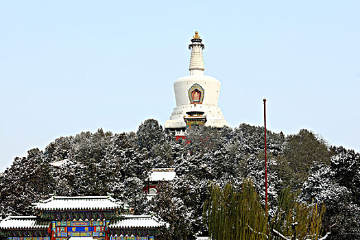 北京初雪,下雪