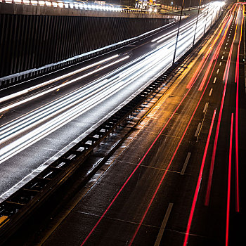 公路,夜晚