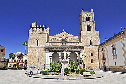 大教堂,圣马利亚,蒙雷阿莱,靠近,巴勒莫,西西里,意大利