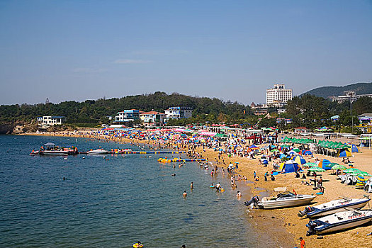 大连海滩风景