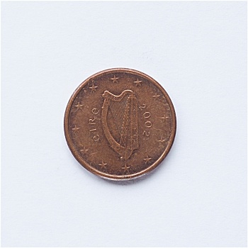 爱尔兰,1分,硬币