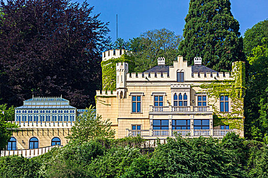 城堡,莱茵河,靠近,科隆,德国