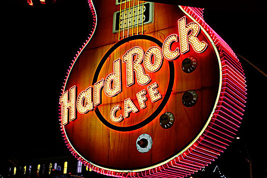 吉他,坚硬,摇滚,咖啡,特写,天堂路,拉斯维加斯,内华达,美国