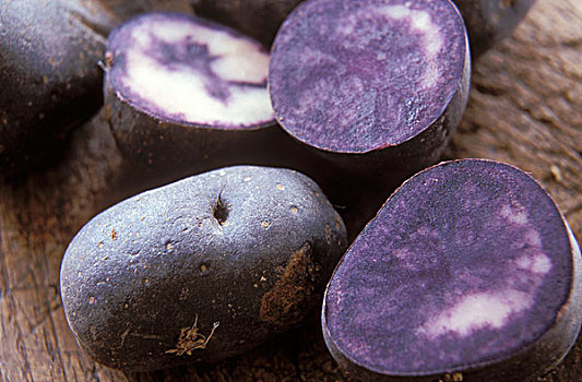 紫色,土豆