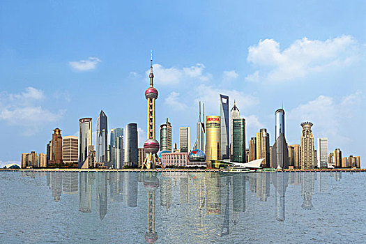 外滩,陆家嘴,上海现代建筑群