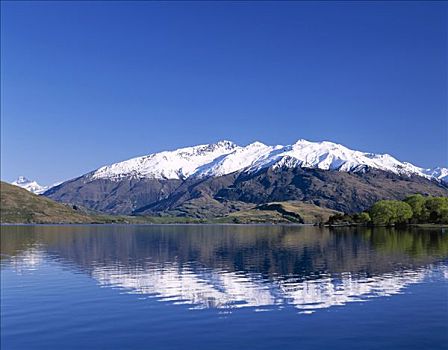 瓦纳卡湖,南阿尔卑斯山,山脉,瓦纳卡,南岛,新西兰