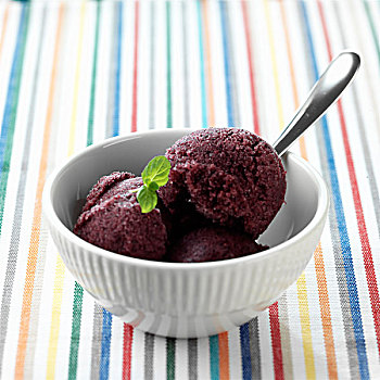 蓝莓,果汁冰糕