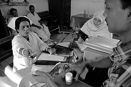 护理,国家,疾病,胸部,医院,医疗,服务员,病人,达卡,孟加拉,八月,2005年,负担