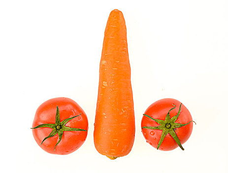 胡萝卜和番茄
