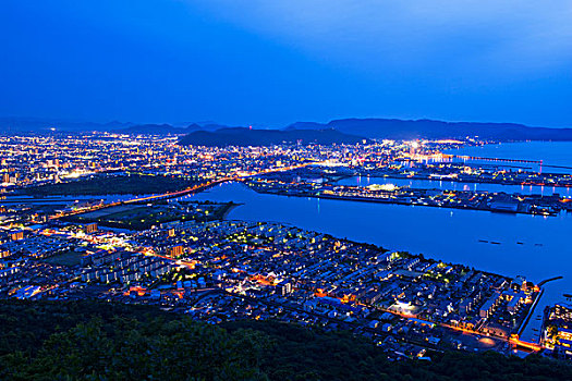 夜景,城市