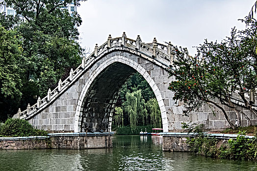 安徽省合肥市包河公园玉带桥建筑景观