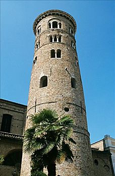 大教堂,钟楼,拉文纳,意大利