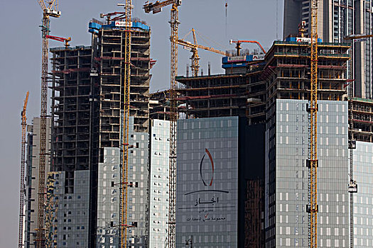 阿联酋,迪拜,建筑,施工