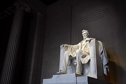 林肯纪念馆,华盛顿,华盛顿特区,美国