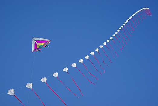 风筝,天空,放风筝,蓝天