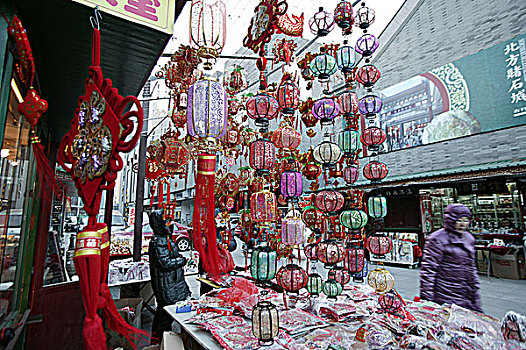 天津古文化街春节