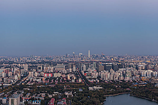 北京夜景俯瞰