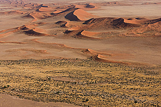 干燥,河,植被,航拍,纳米布沙漠,纳米比沙漠,纳米比亚