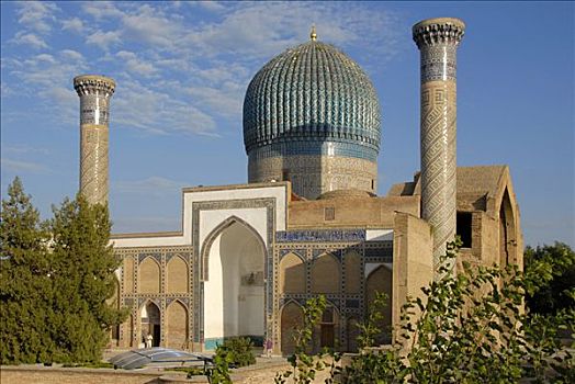陵墓,撒马尔罕,乌兹别克斯坦,中亚