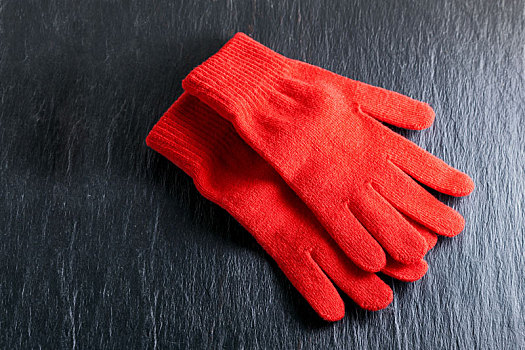 红色,手套,黑色背景,背景