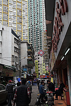 深圳,建设,城市,老街,旧城,居民区,胡同,拥挤,脏乱差,贫民区,落后