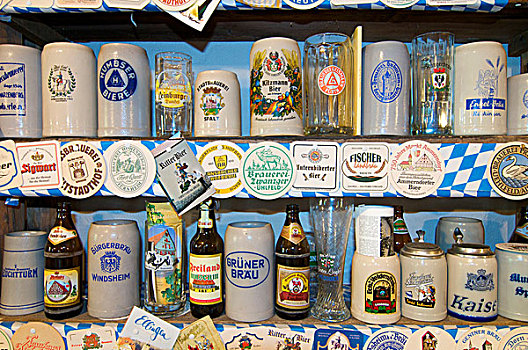 巴伐利亚,啤酒,啤酒杯,博物馆,靠近,德国,欧洲