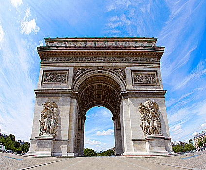 拱形,巴黎,凯旋门,法国