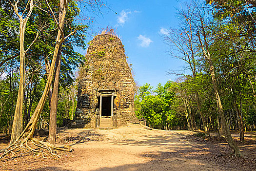 庙宇,遗址,省,柬埔寨,亚洲
