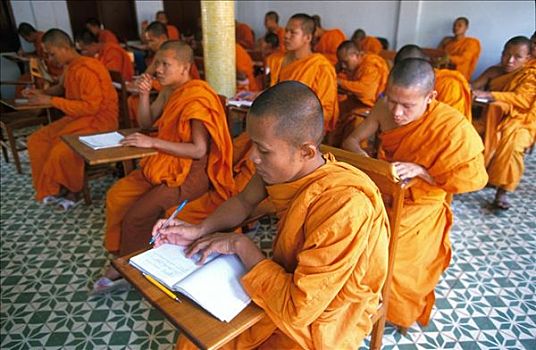 老挝,万象,佛教,大学