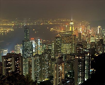 市中心,香港