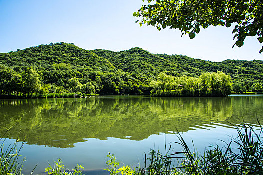 玉渡山,湖,水面